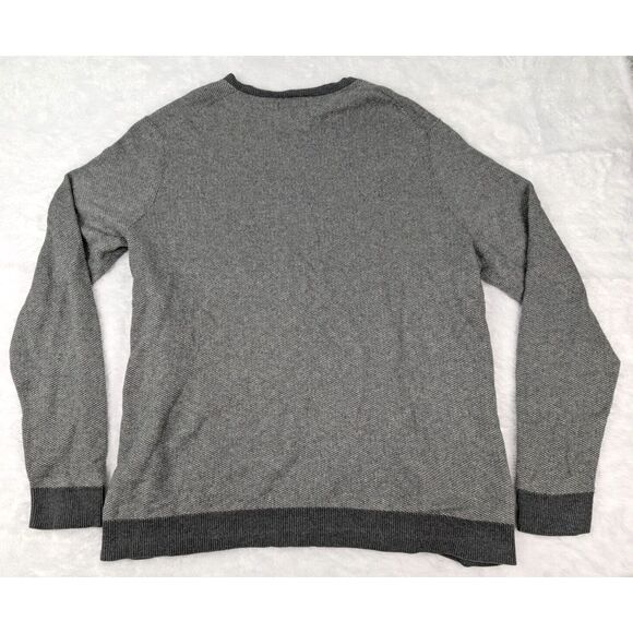 Eddie Bauer Cotton Cashmere Sweater Men's XLT‎ Tall  Grey Long Sleeve Pullover - Picture 6 of 8